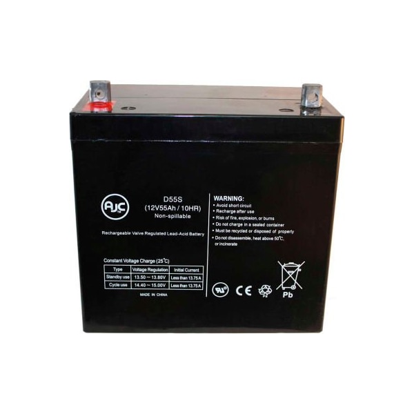 Battery Clerk AJC Simplex 112136 12V 55Ah Emergency Light Battery SIMPLEX-112136 - main